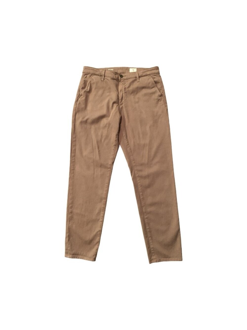 AG Women's Caden Crop Twill Trousers Terracotta Color in size 29R Preppy Casual